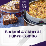 Badami & Akhroti Halwa Combo (Pack of 2)